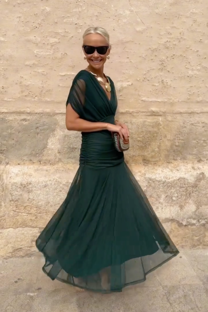 Susan | Elegant V-Neck Maxi Dress