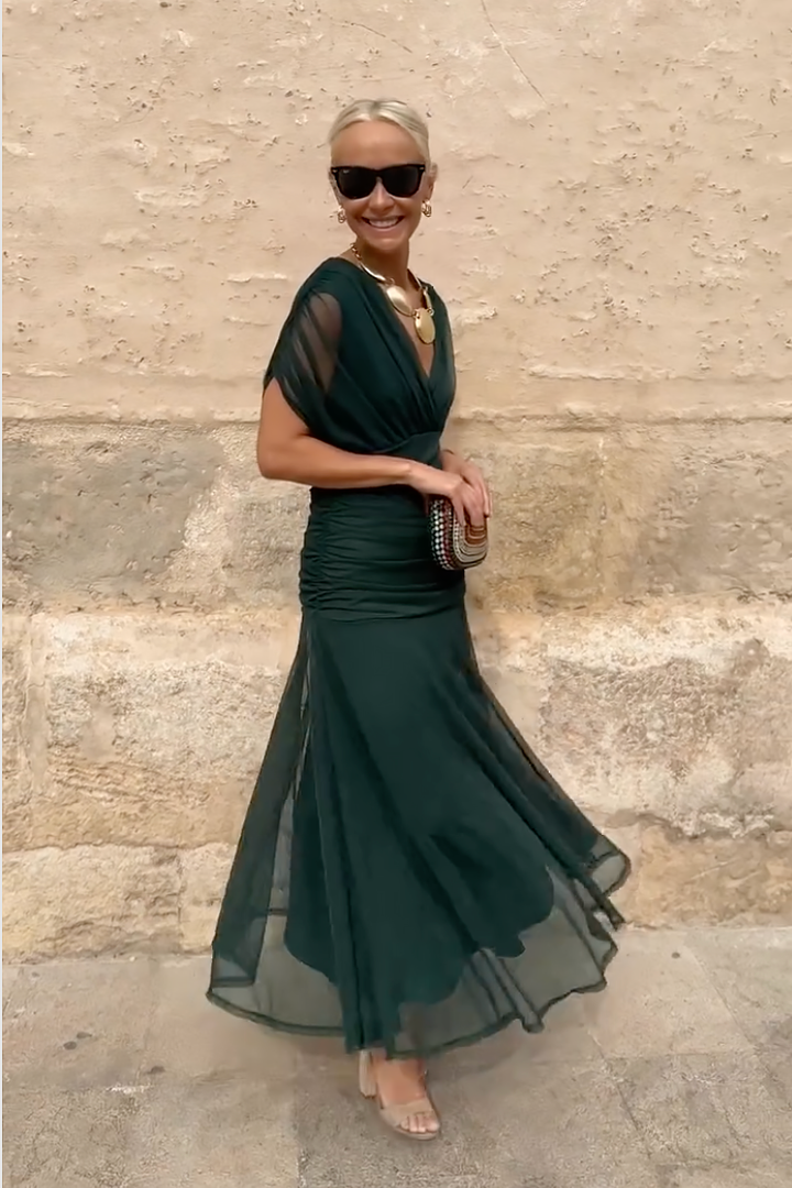 Susan | Elegant V-Neck Maxi Dress