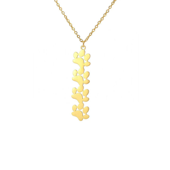 Elegant Stainless Steel Paw Necklace
