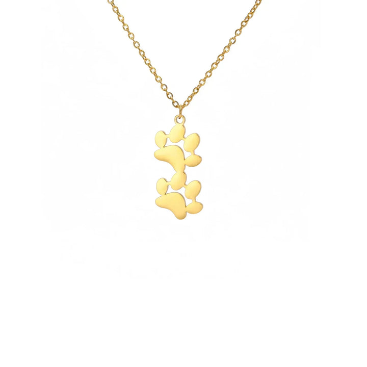 Elegant Stainless Steel Paw Necklace