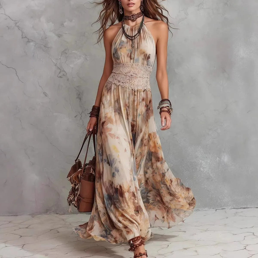 Valeria Vestido Maxi Floral