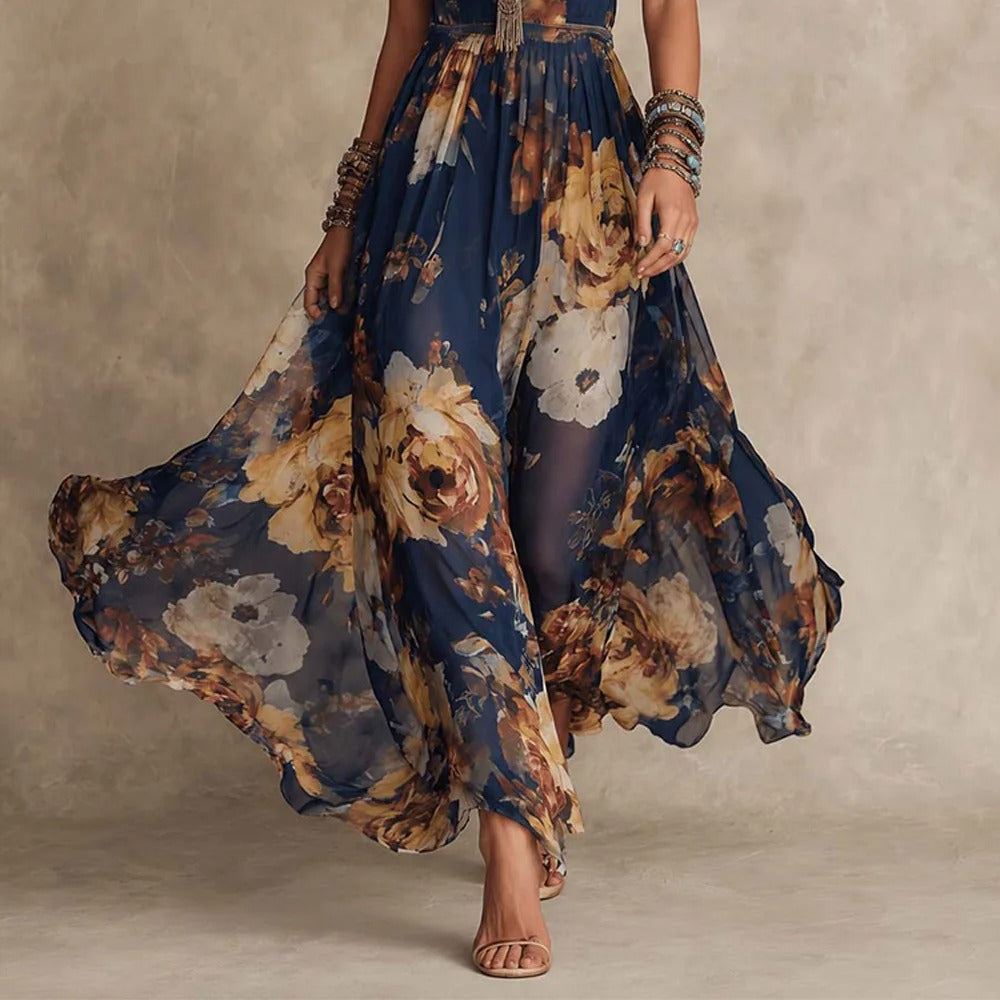 Marina Vestido Maxi Floral